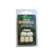 Плавающая приманка Korda Pop-Up Dumbell Banoffe 8мм Банан и Карамель